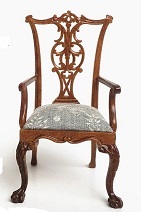 Chippendale Arm Chair chair 1760-walnut